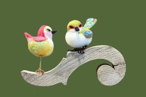 felt birds
