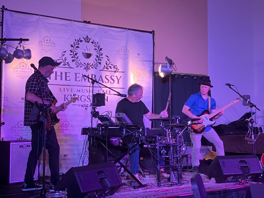 band on stage