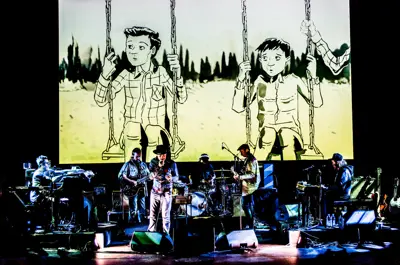 musical band on stage