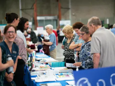 group of happy seniors